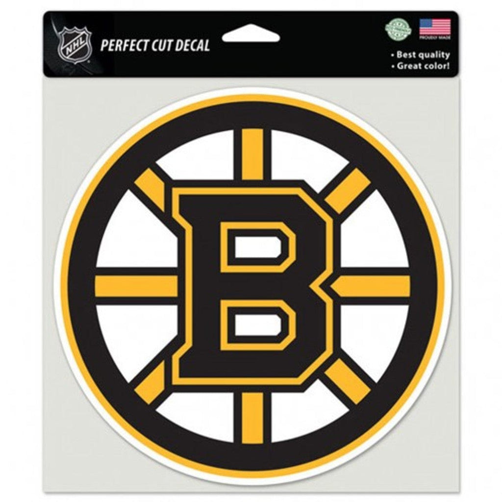 Decal 8x8 Perfect Cut Color Boston Bruins Decal 8x8 Die Cut Color 032085856388