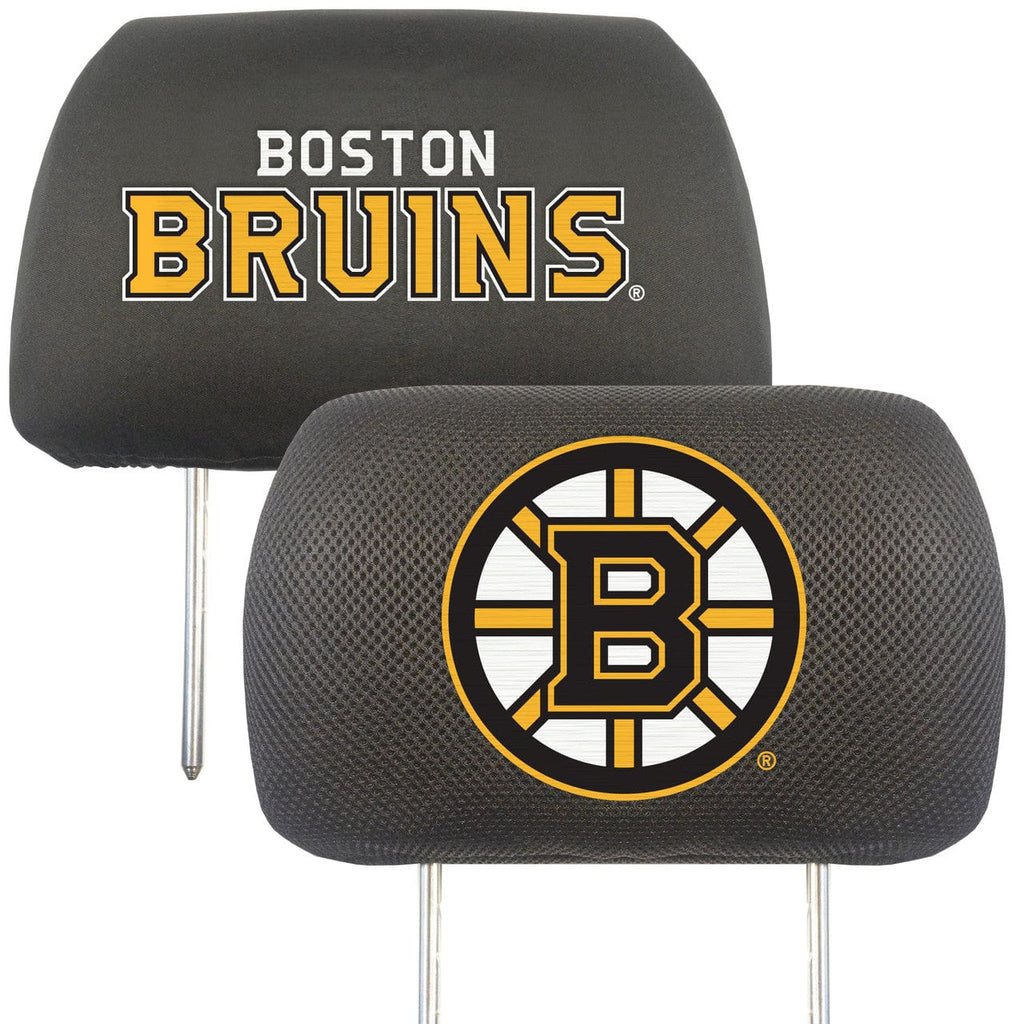 Auto Headrest Covers Boston Bruins Headrest Covers FanMats 842989047788