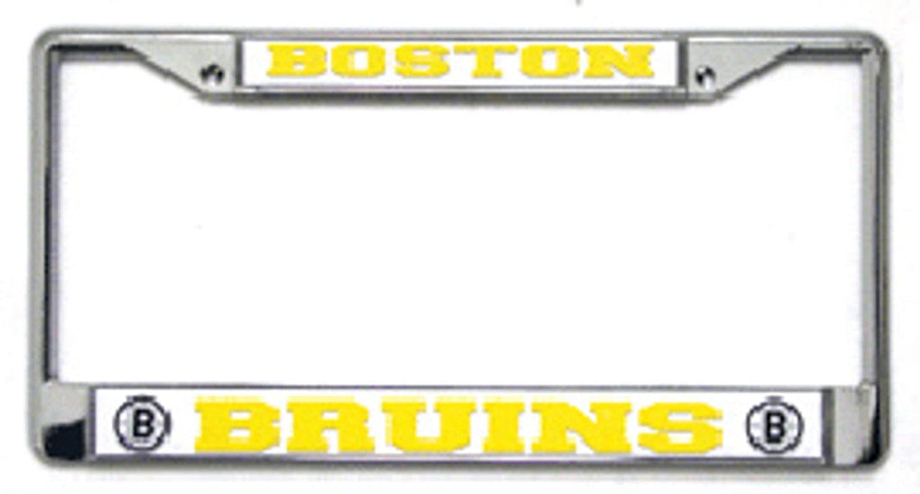 License Frame Chrome Boston Bruins License Plate Frame Chrome 094746012366