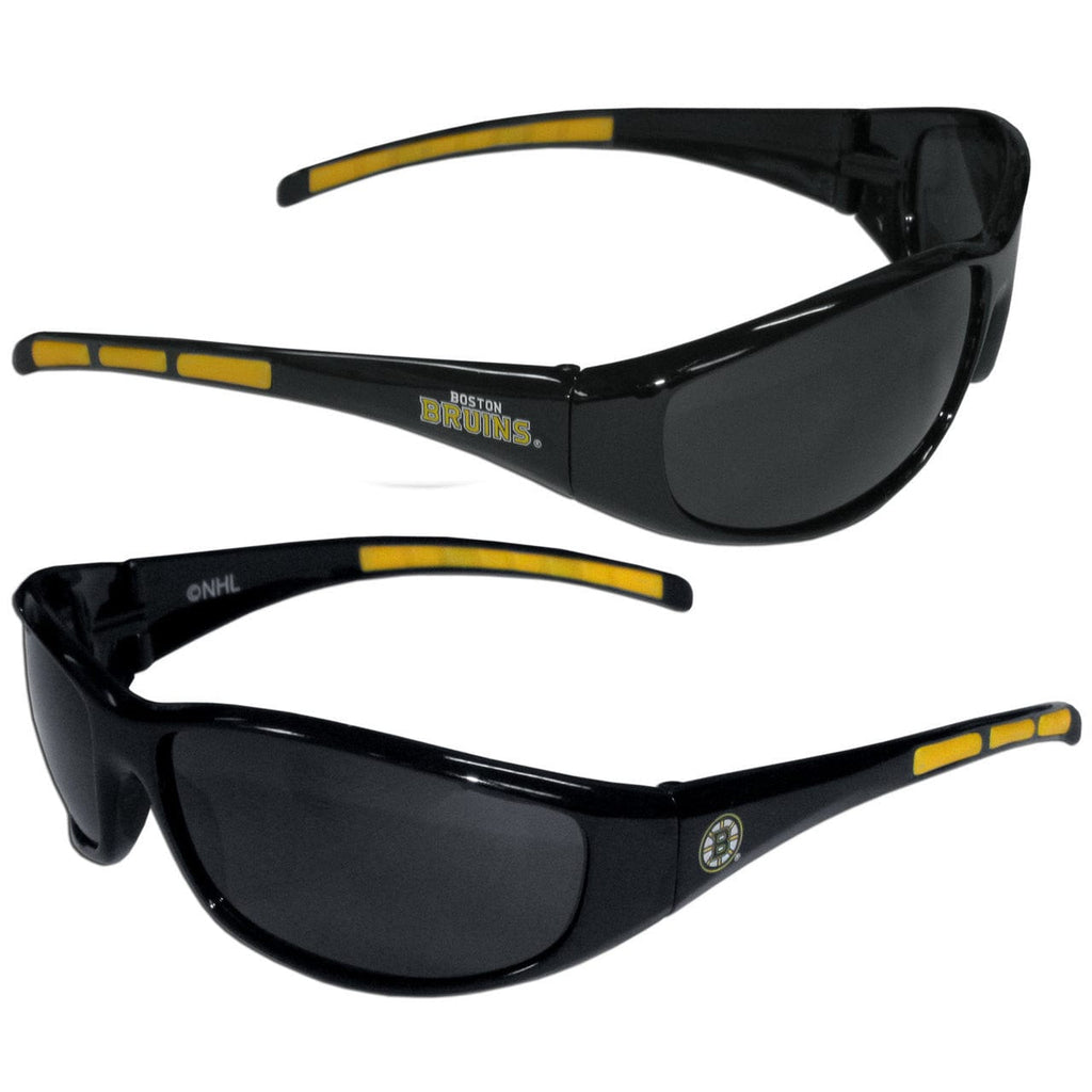 Sunglasses Wrap Style Boston Bruins Sunglasses - Wrap 754603254338