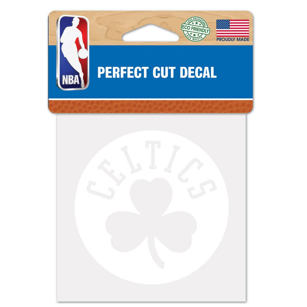 Decal 4x4 Perfect Cut White Boston Celtics Decal 4x4 Perfect Cut White 032085549204
