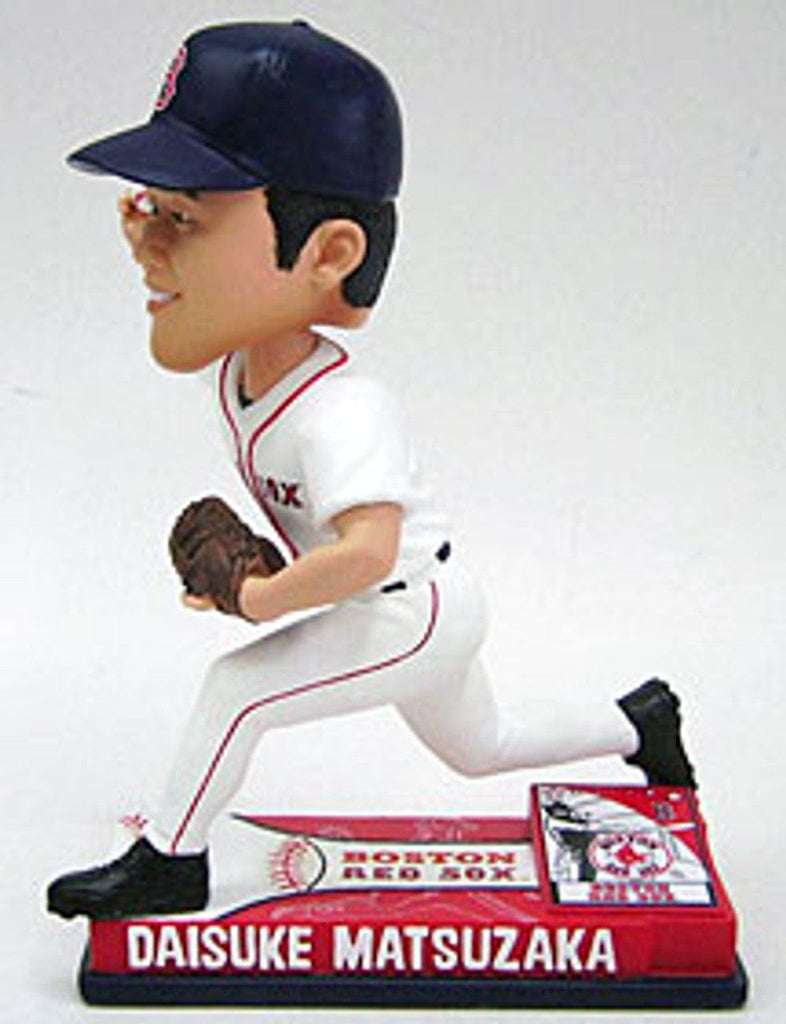 Boston Red Sox Boston Red Sox Daisuke Matsuzaka Forever Collectibles On Field Bobblehead CO 681329688188