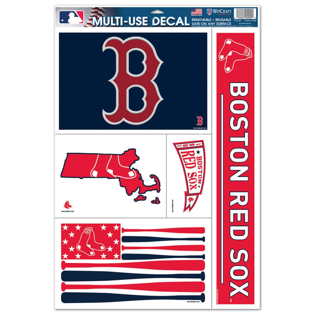 Decal 11x17 Multi Use Boston Red Sox Decal 11x17 Ultra 032085155474