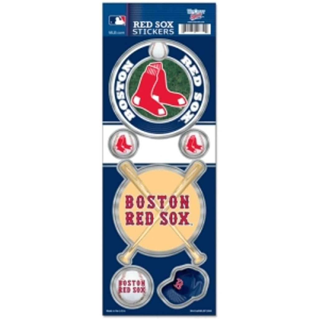 Decal 4x11 Die Cut Prismatic Boston Red Sox Decal 4x11 Die Cut Prismatic Style 032085207210