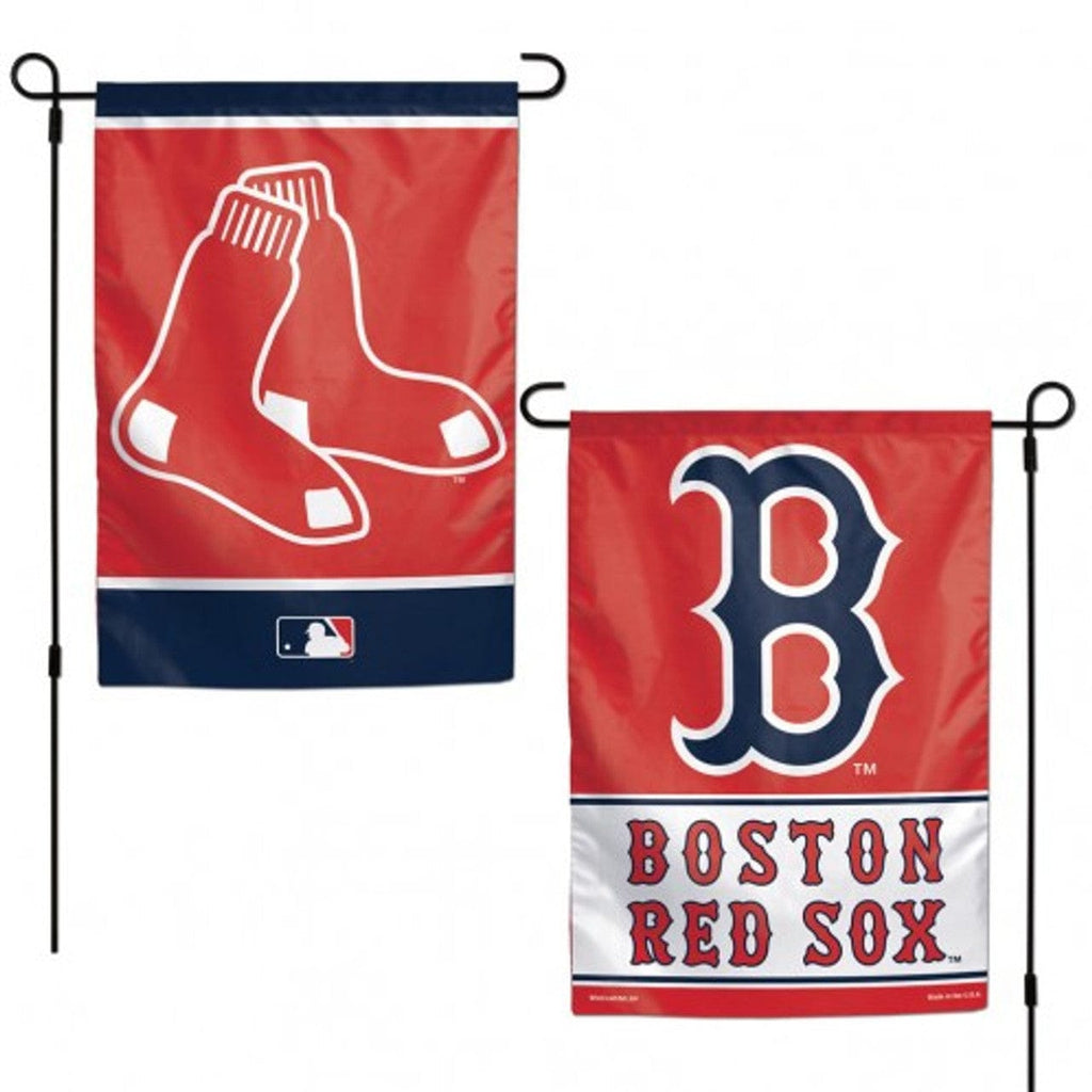 Flags 12x18 Boston Red Sox Flag 12x18 Garden Style 2 Sided 032085162304