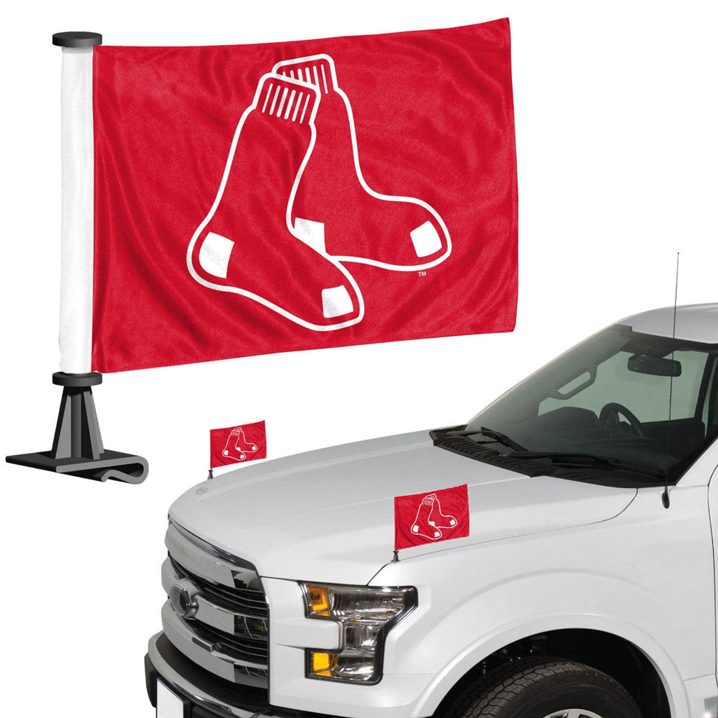 Flags Ambassador Boston Red Sox Flag Set 2 Piece Ambassador Style 681620898057