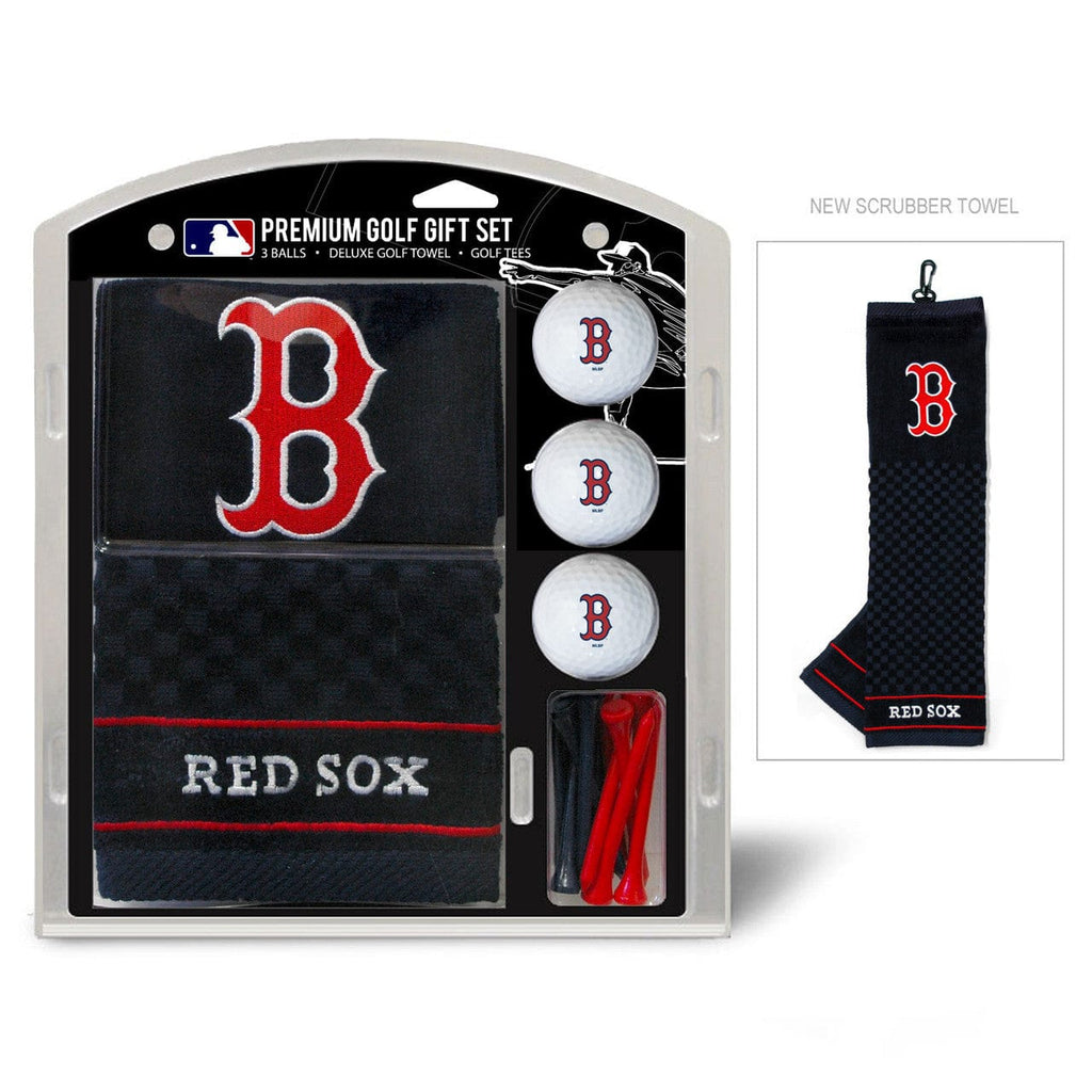 Golf Gift Set with Towel Boston Red Sox Golf Gift Set with Embroidered Towel - Special Order 637556953209