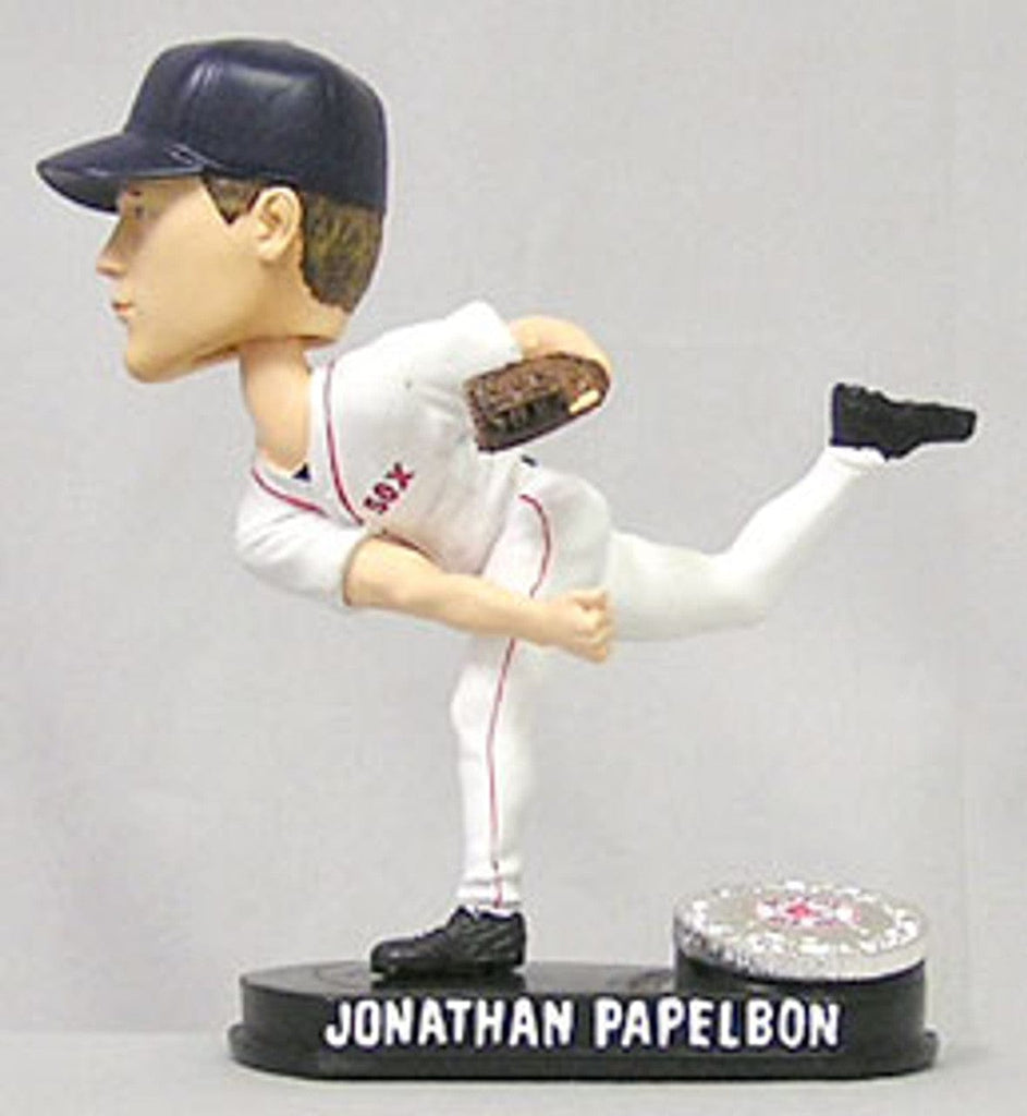 Boston Red Sox Boston Red Sox Jonathan Papelbon Forever Collectibles Blatinum Bobblehead CO 681329431814