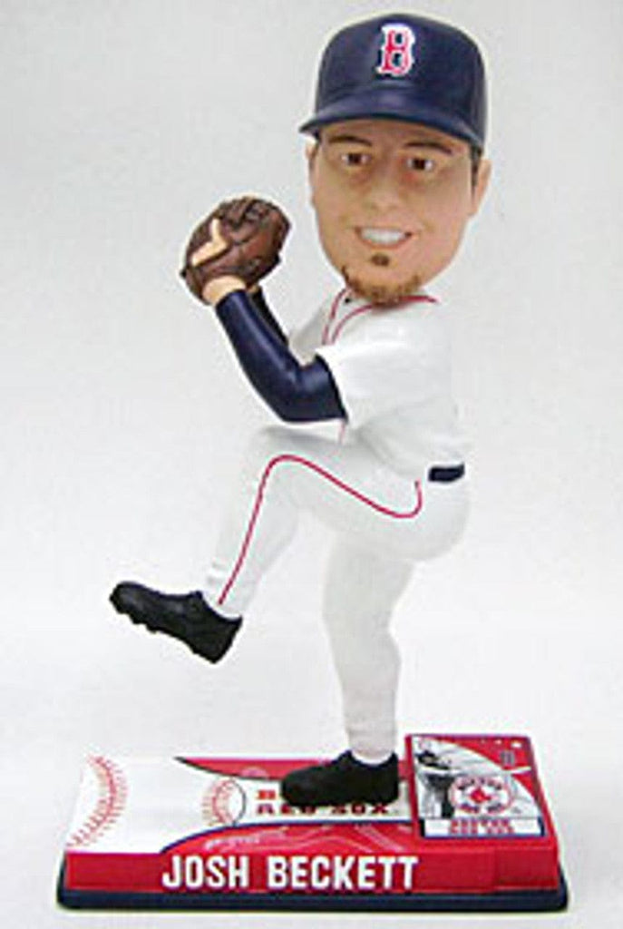 Boston Red Sox Boston Red Sox Josh Beckett Forever Collectibles On Field Bobblehead CO 681329703751