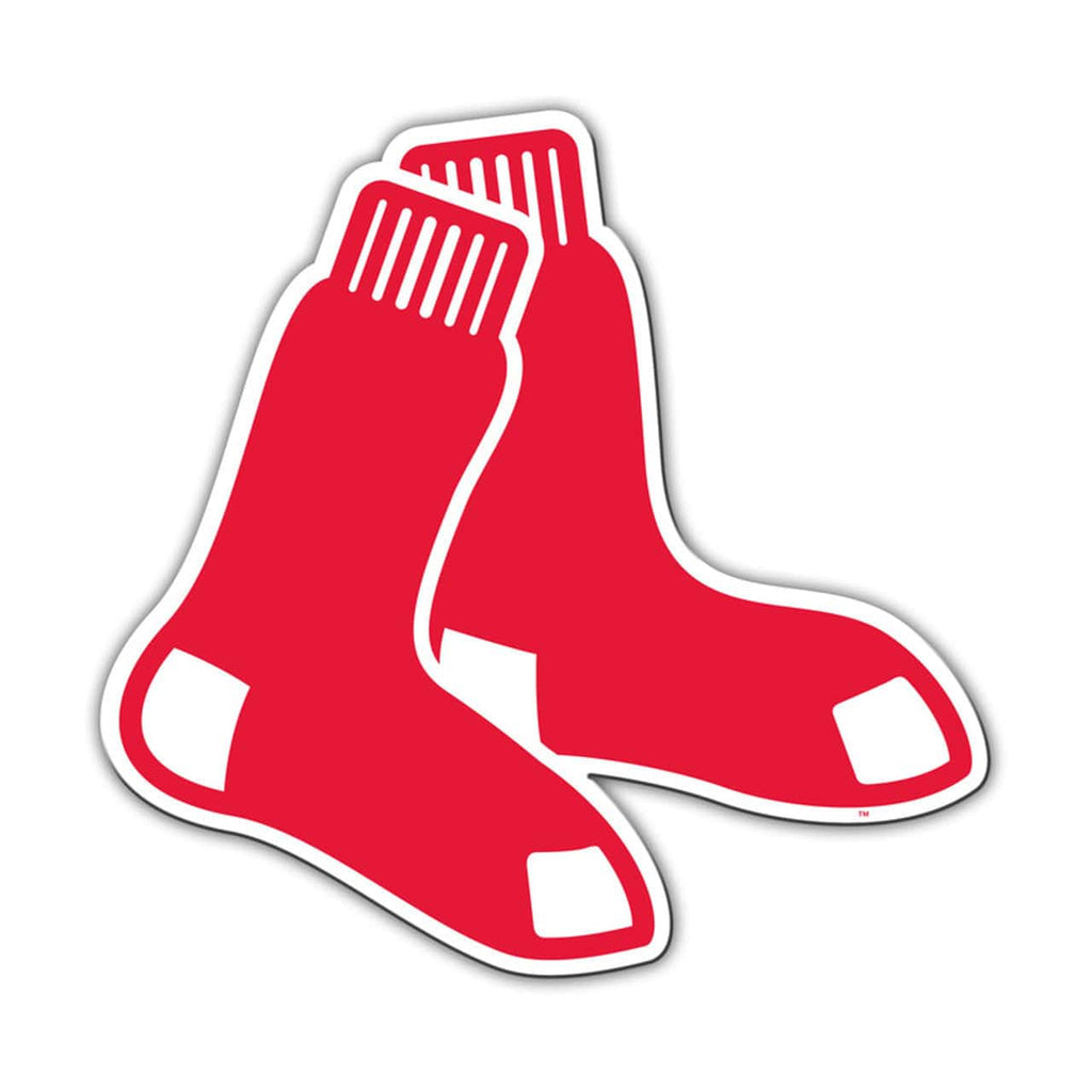 Boston Red Sox Boston Red Sox Magnet Car Style 12 Inch Socks Logo CO 023245687973