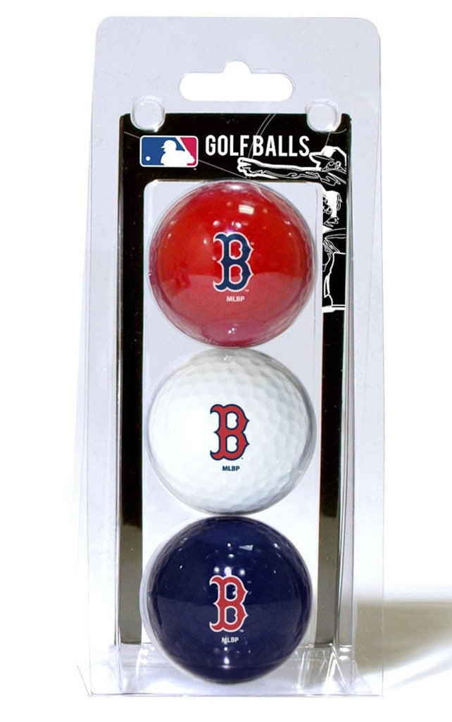 Golf Balls 3 Pack Boston Red Sox Pack of Golf Balls 637556953056