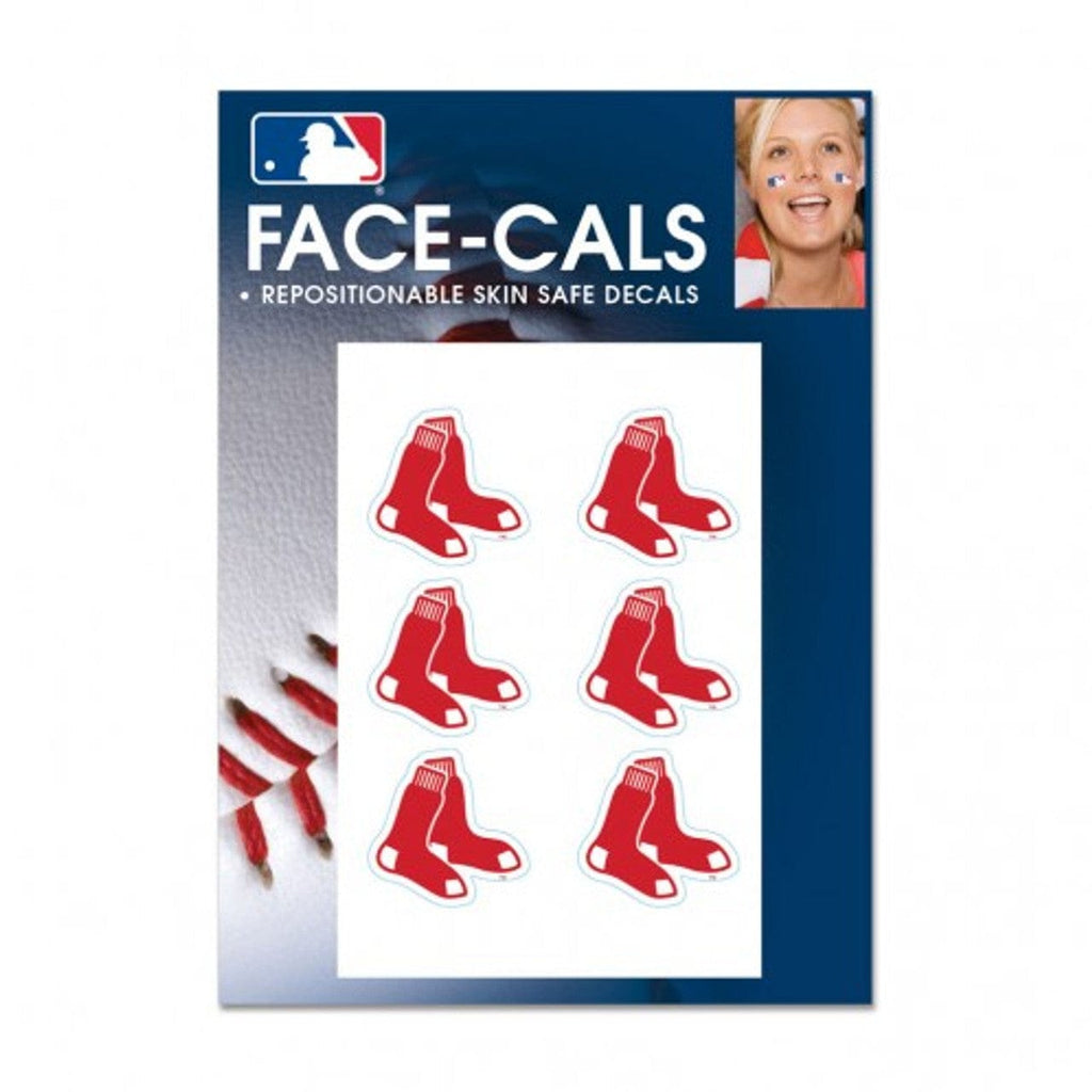 Face Cals Boston Red Sox Tattoo Face Cals 614934627549