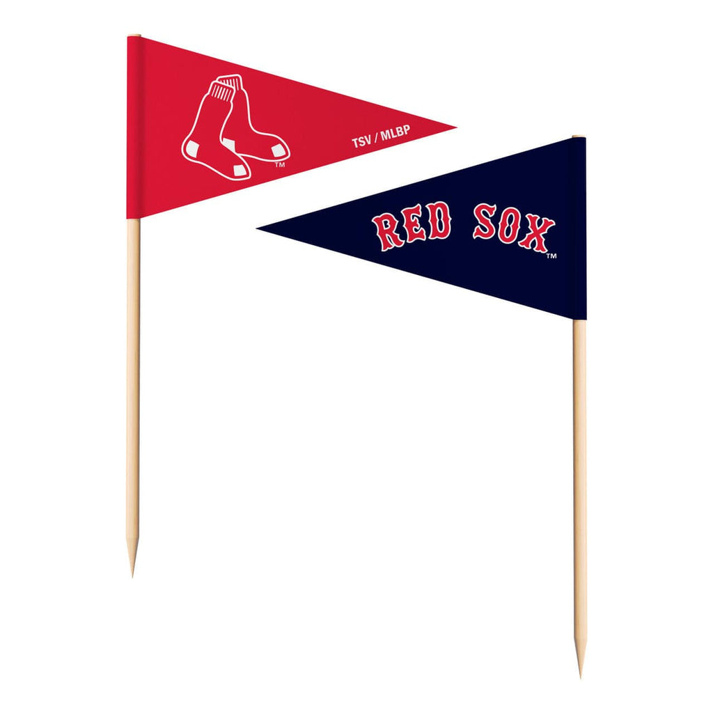 Toothpicks 36 Piece Boston Red Sox Toothpick Flags 771831385047