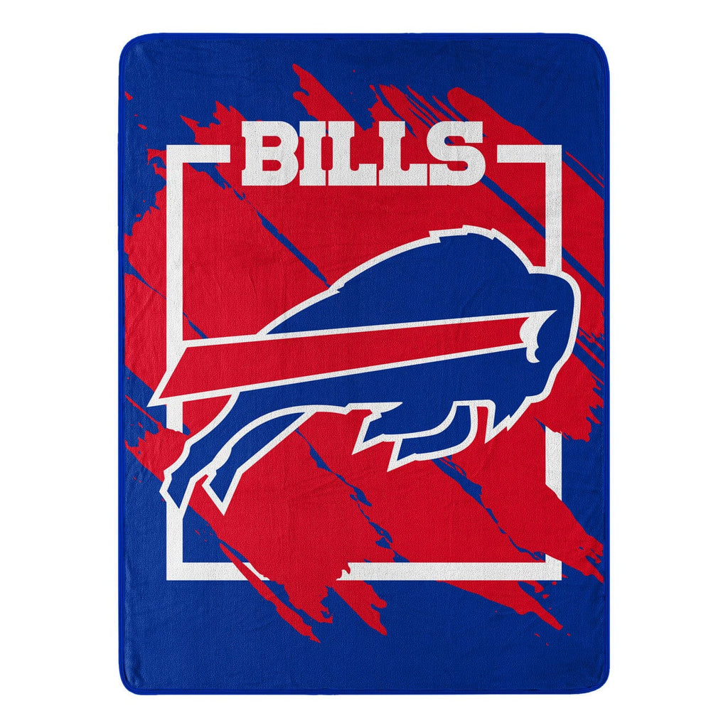 Blankets Buffalo Bills Blanket 46x60 Micro Raschel Dimensional Design Rolled 190604331331