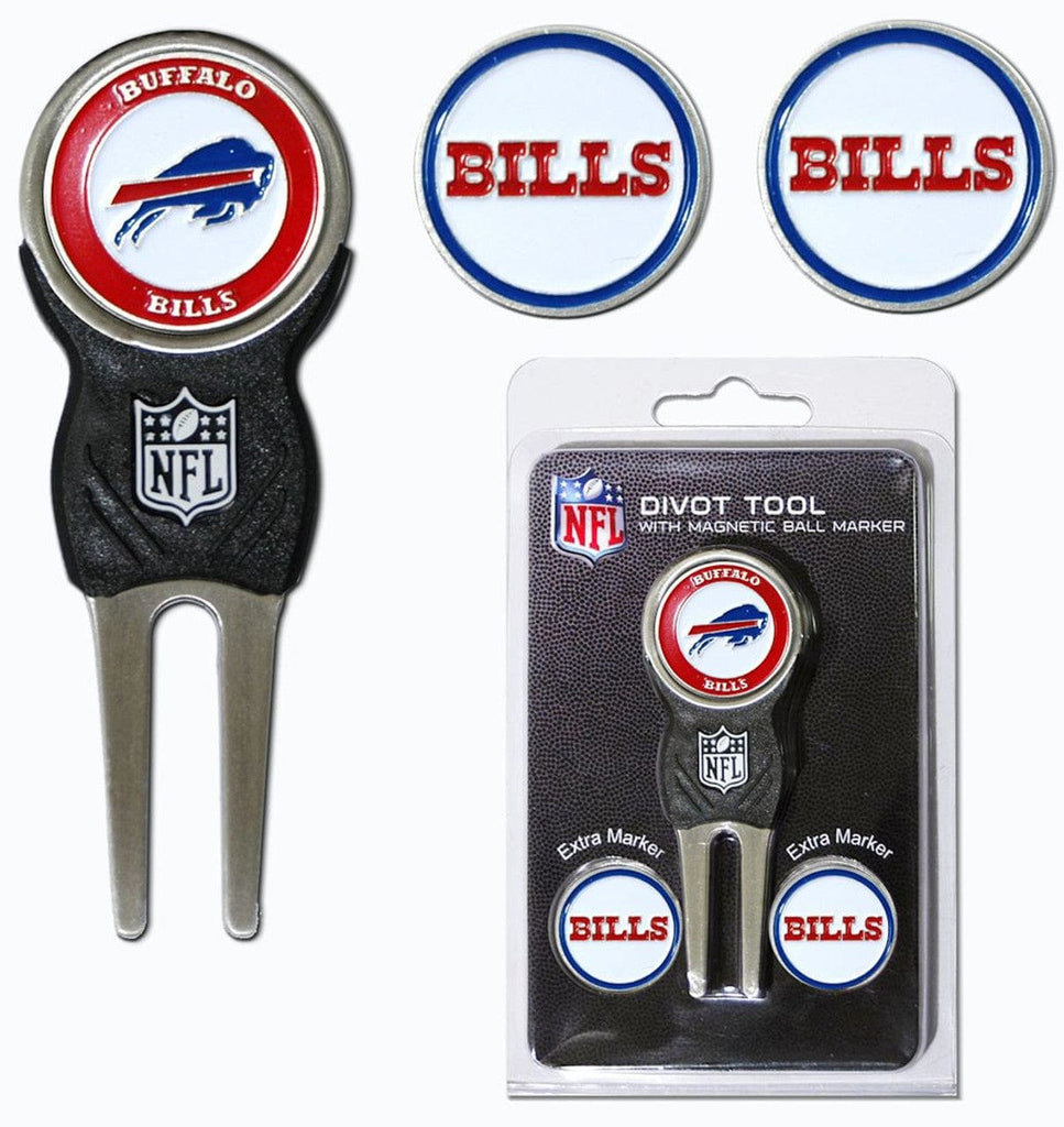 Golf Divot Tool with 3 Markers Buffalo Bills Golf Divot Tool with 3 Markers - Special Order 637556303455