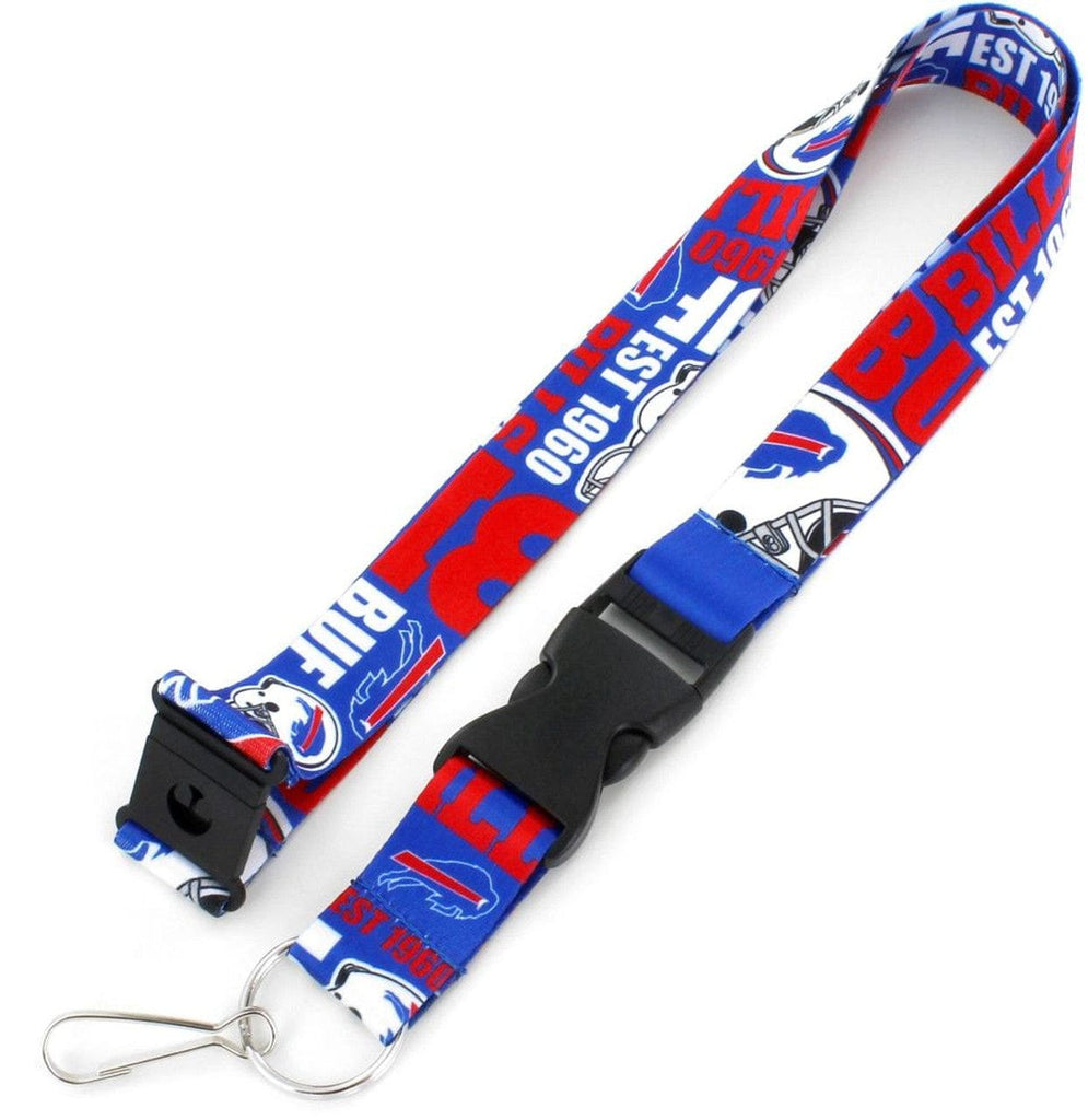 Dynamic Lanyards Buffalo Bills Lanyard Breakaway Style Dynamic Design 763264858519