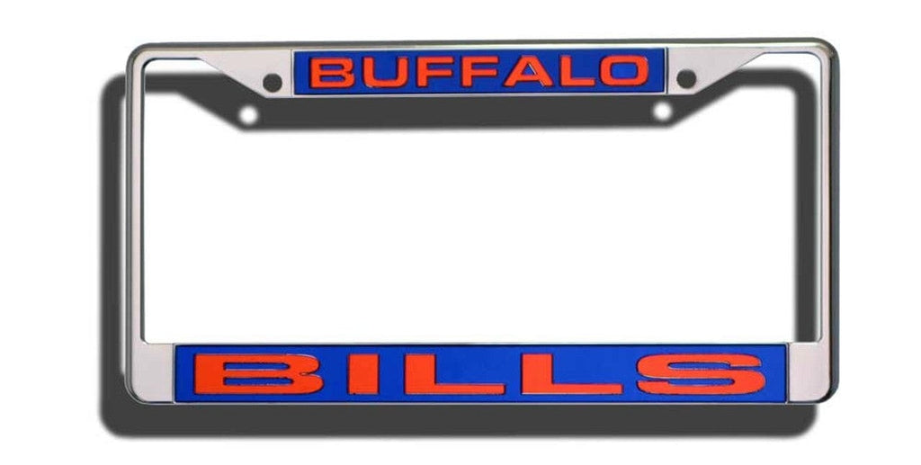 License Frame Chrome Buffalo Bills License Plate Frame Laser Cut Chrome 094746402402