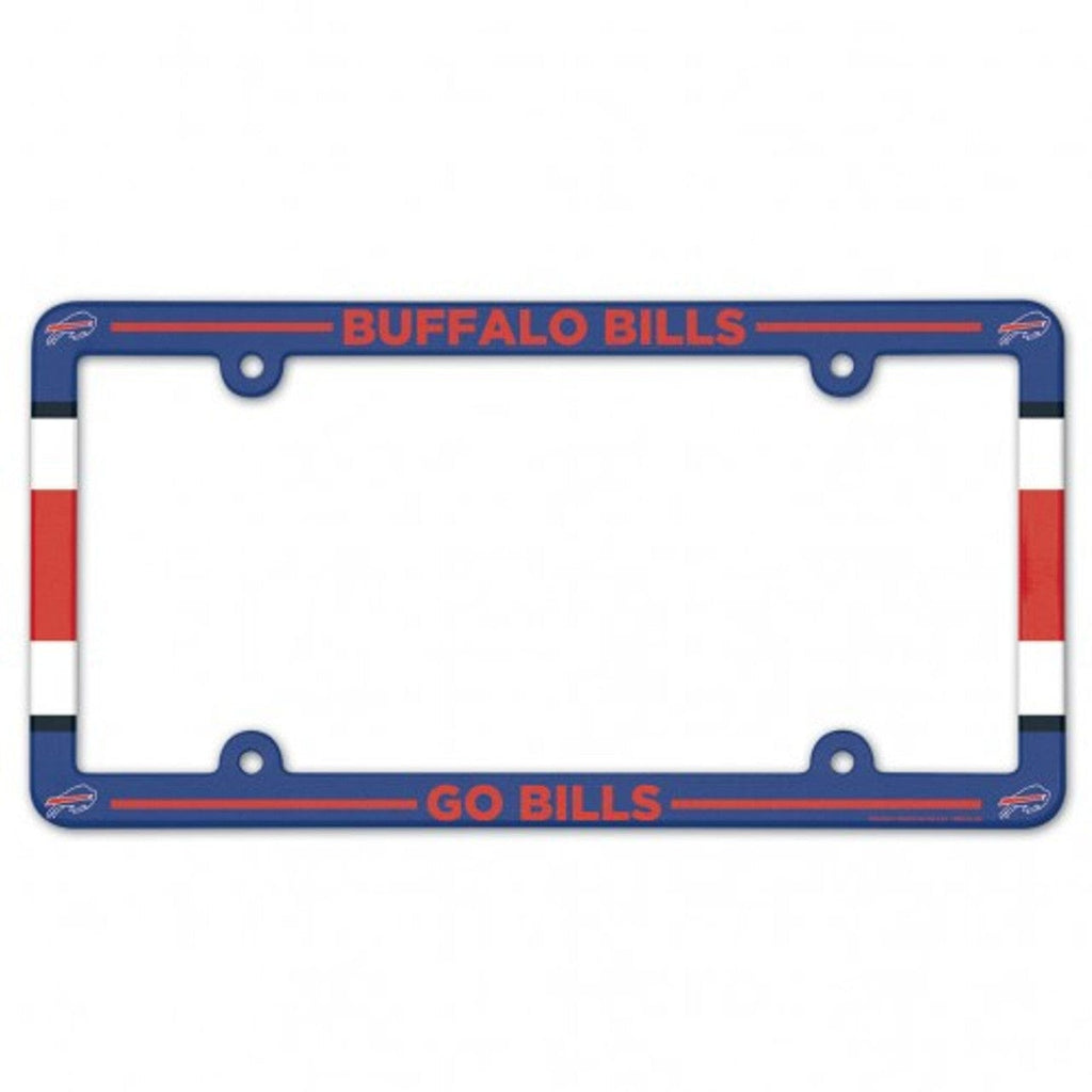 License Frame Plastic Buffalo Bills License Plate Frame Plastic Full Color Style 032085913173