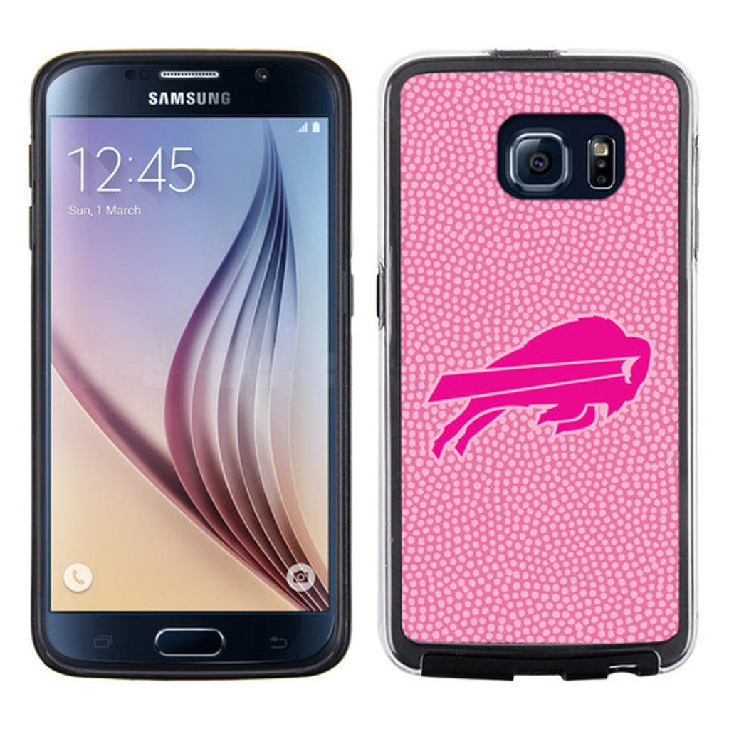 Buffalo Bills Buffalo Bills Phone Case Pink Football Pebble Grain Feel Samsung Galaxy S6 CO 637057008248