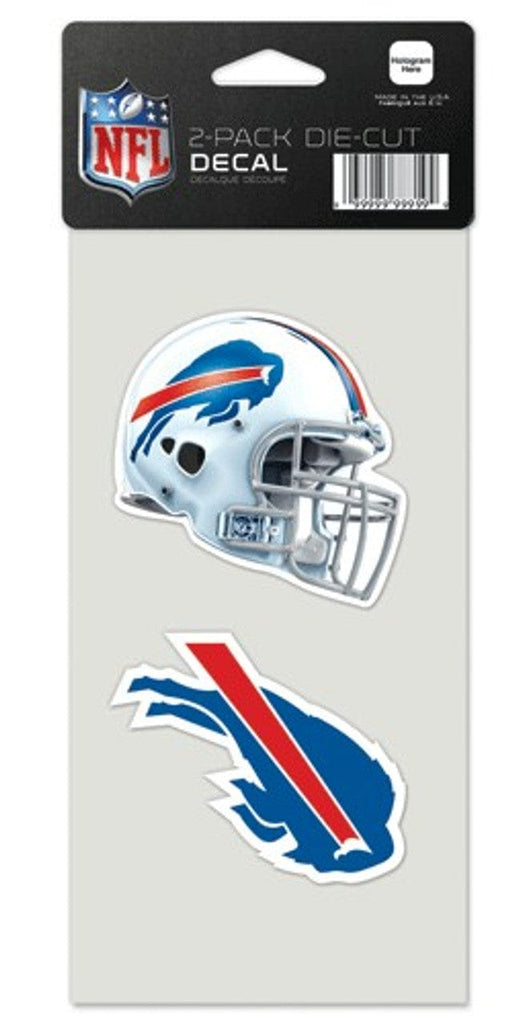 Decal 4x4 Perfect Cut Set of 2 Buffalo Bills Set of 2 Die Cut Decals 032085620316