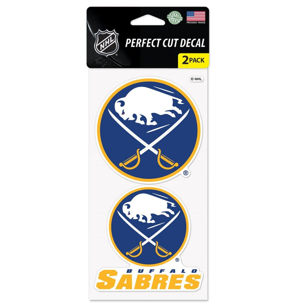 Decal 4x4 Perfect Cut Set of 2 Buffalo Sabres Decal 4x4 Die Cut Set of 2 - Special Order 032085482167