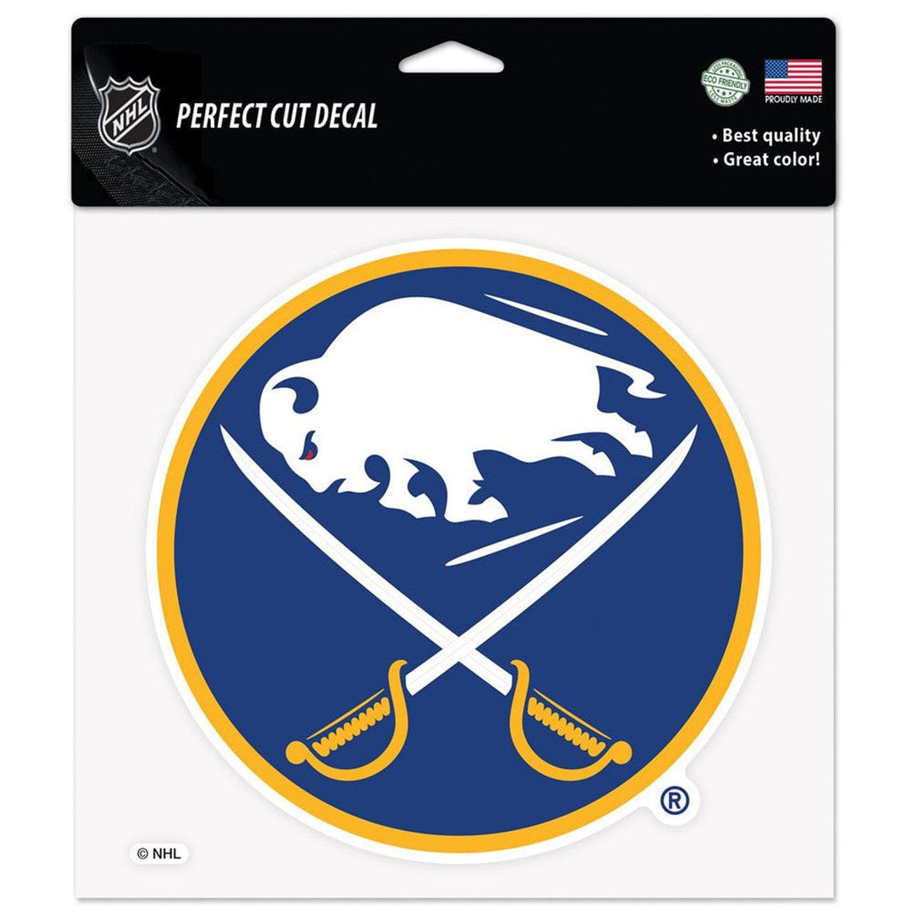 Decal 8x8 Perfect Cut Color Buffalo Sabres Decal 8x8 Die Cut Color 032085875594