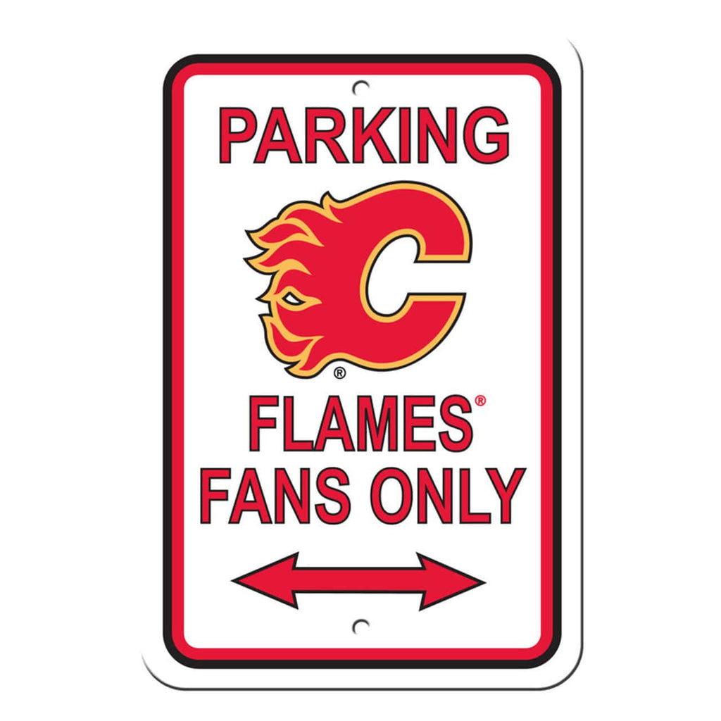 Calgary Flames Calgary Flames Sign 12x18 Plastic Reserved Parking Style CO 023245802215