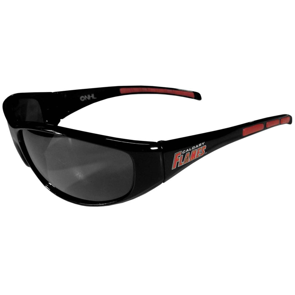 Sunglasses Wrap Style Calgary Flames Sunglasses Wrap Style - Special Order 754603254413