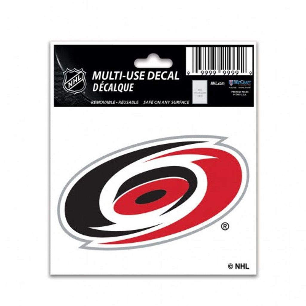 Decal 3x4 Multi Use Carolina Hurricanes Decal 3x4 Multi Use Color 032085144539