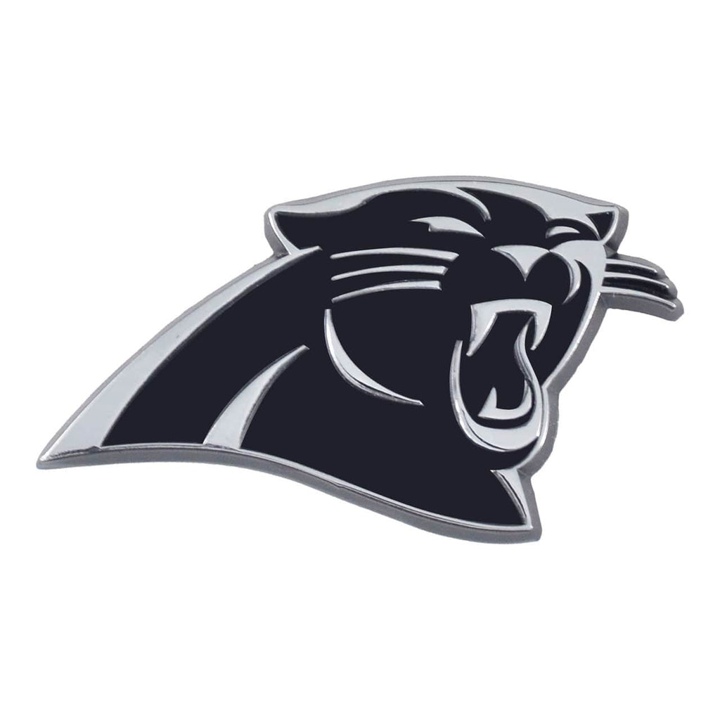 Carolina Panthers Carolina Panthers Auto Emblem Premium Metal Chrome 842281113679