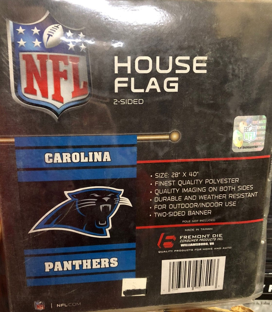Carolina Panthers Carolina Panthers Banner 28x40 House Flag Style 2 Sided Special Order 023245948296