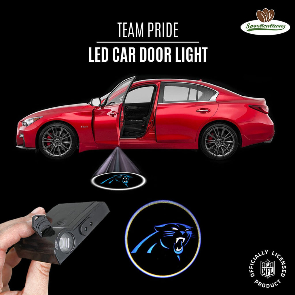 LED Auto Door Light Carolina Panthers Car Door Light LED 810028056145