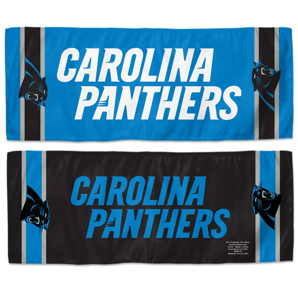 Towel Cooling Carolina Panthers Cooling Towel 12x30 - Special Order 099606230621