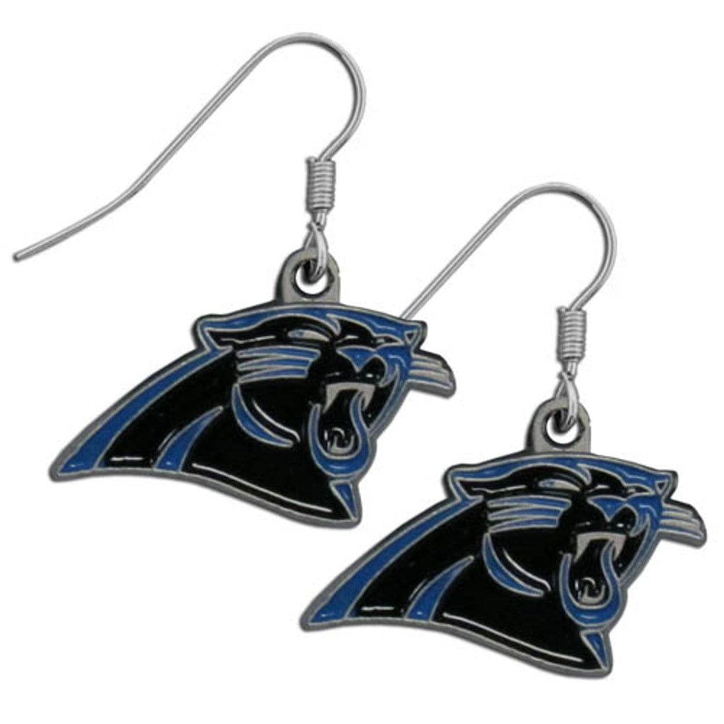 Jewelry Earrings Dangle Carolina Panthers Dangle Earrings - Special Order 754603091711