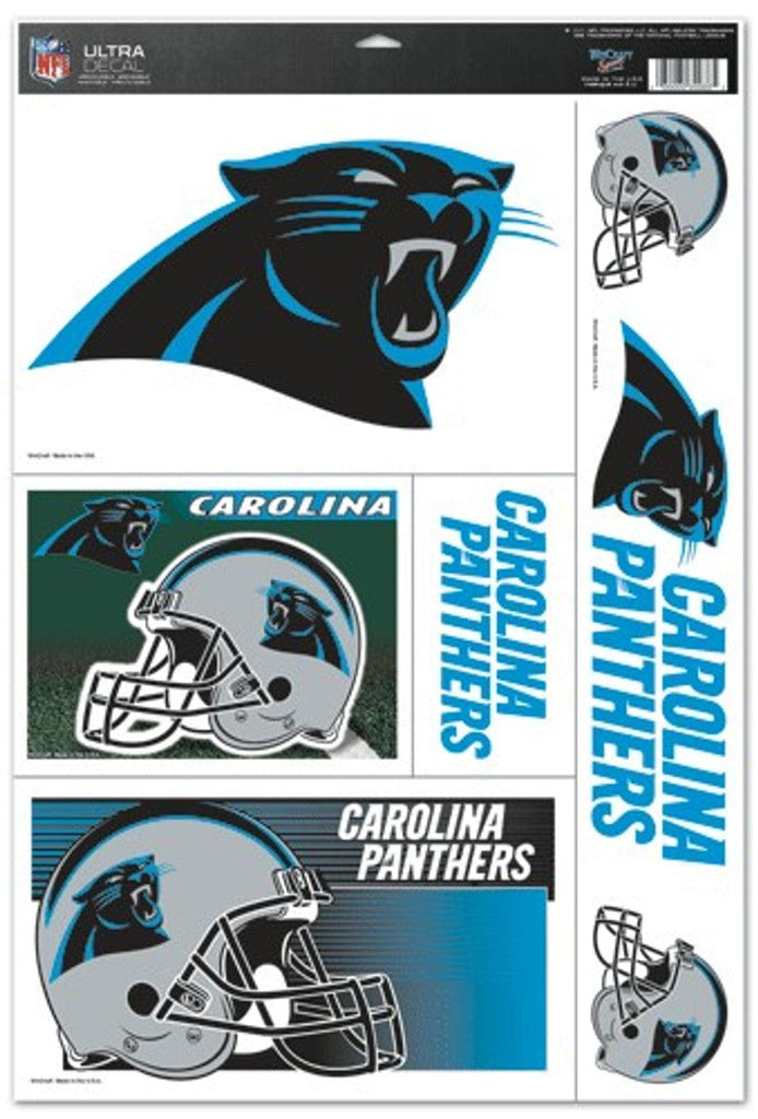 Decal 11x17 Multi Use Carolina Panthers Decal 11x17 Ultra 032085037824