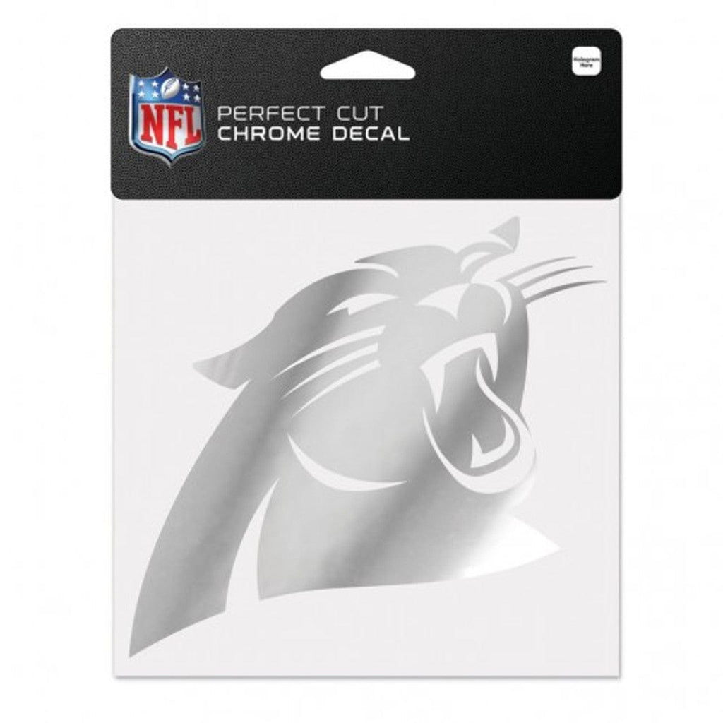 Decal 6x6 Perfect Cut Chrome Carolina Panthers Decal 6x6 Perfect Cut Chrome 032085119902