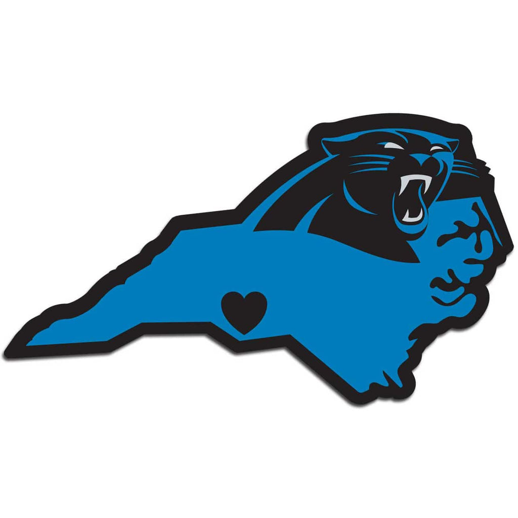 Decal Home State Pride Style Carolina Panthers Decal Home State Pride 754603668098