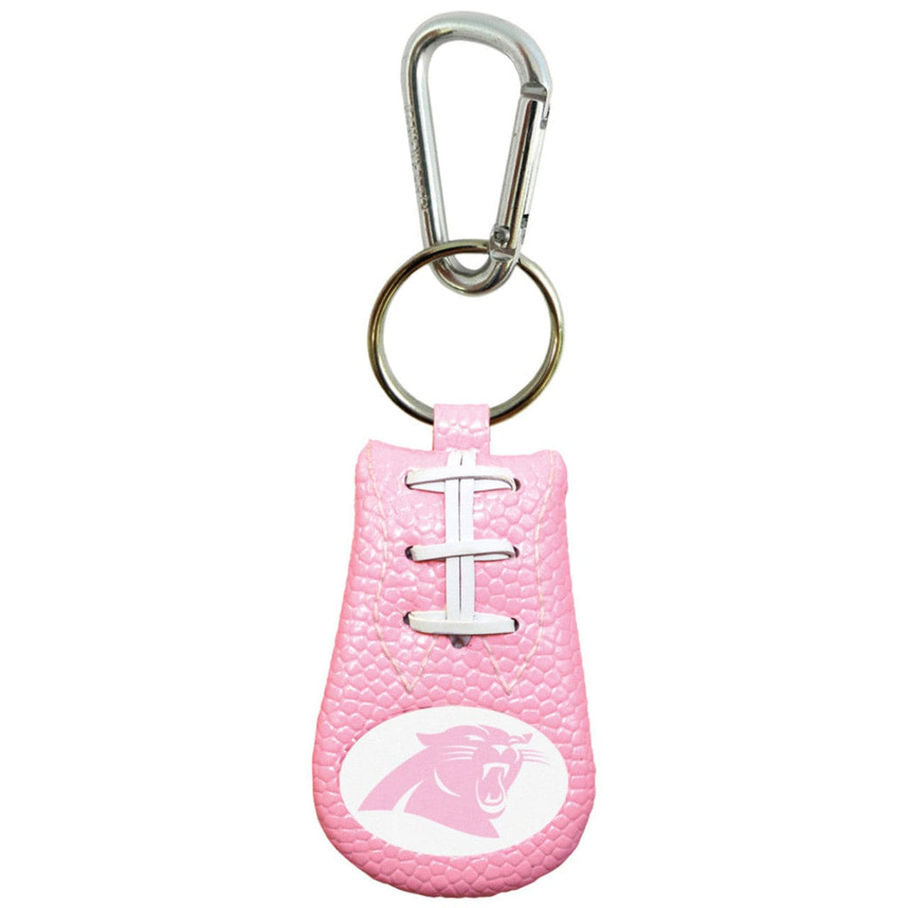 Carolina Panthers Carolina Panthers Keychain Pink Football CO 844214021624