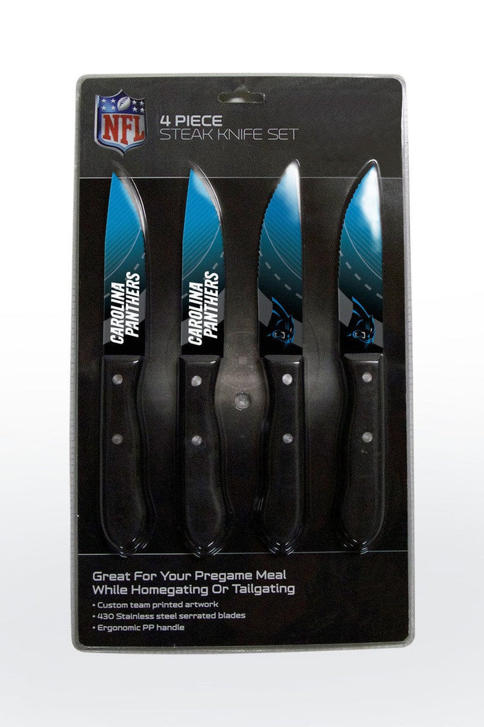 Knife Set Steak 4 Pack Carolina Panthers Knife Set - Steak - 4 Pack 771831102057