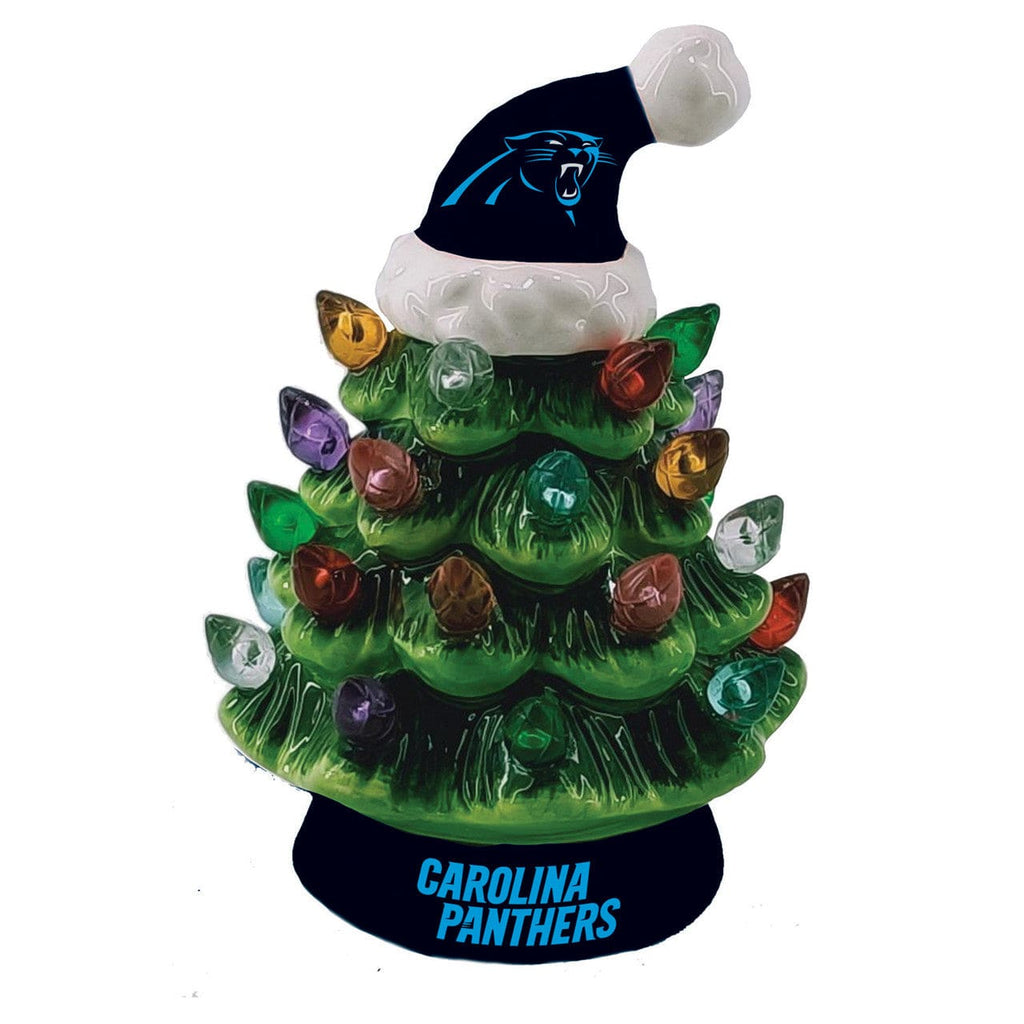 Holiday Ornaments Carolina Panthers Ornament Christmas Tree LED 4 Inch 801946081180