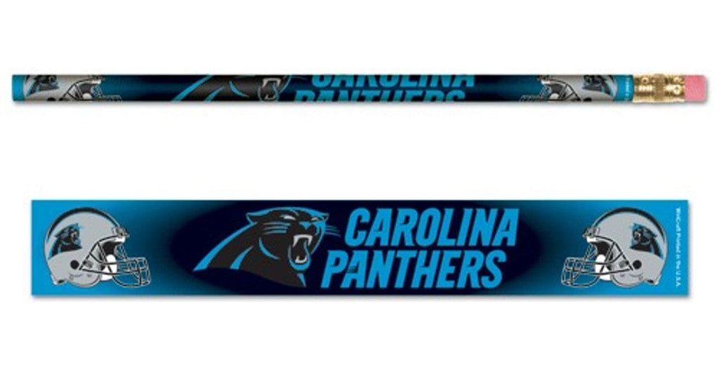 Pencil 6 Pack Carolina Panthers Pencil 6 Pack 032085155085
