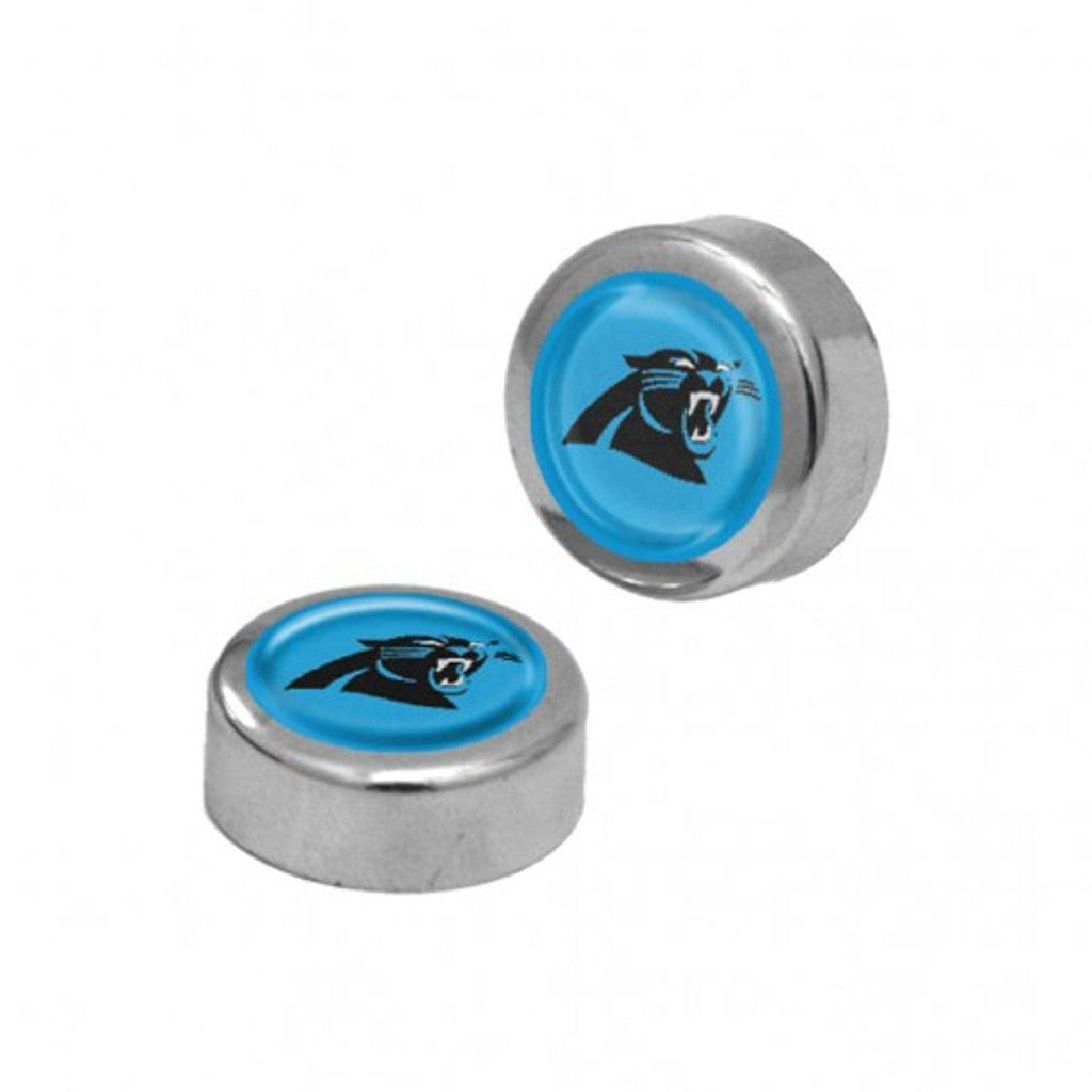 Auto Screw Caps Carolina Panthers Screw Caps Domed - Special Order 614934319611