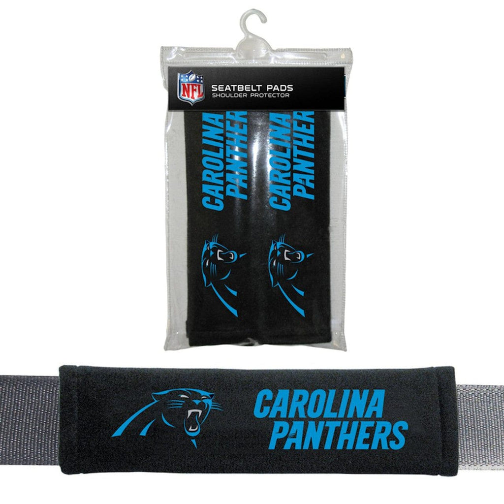 Carolina Panthers Carolina Panthers Seat Belt Pads CO 023245967280