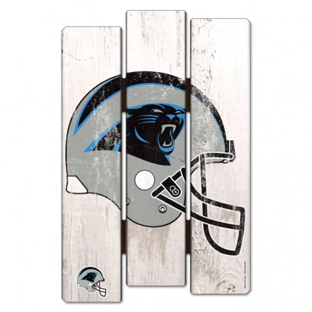 Sign 11x17 Fence Carolina Panthers Sign 11x17 Wood Fence Style 032085112200