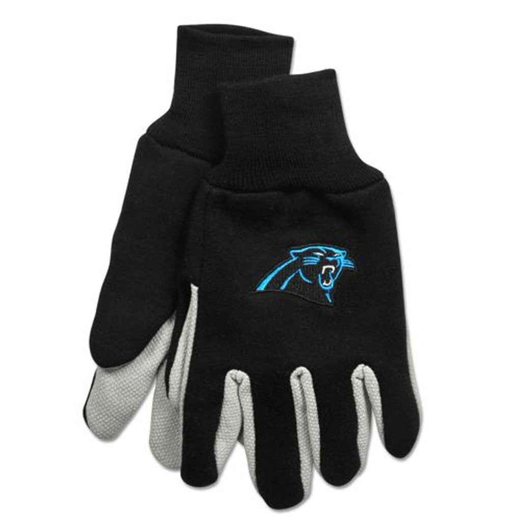 Gloves Carolina Panthers Two Tone Adult Size Gloves 099606906571