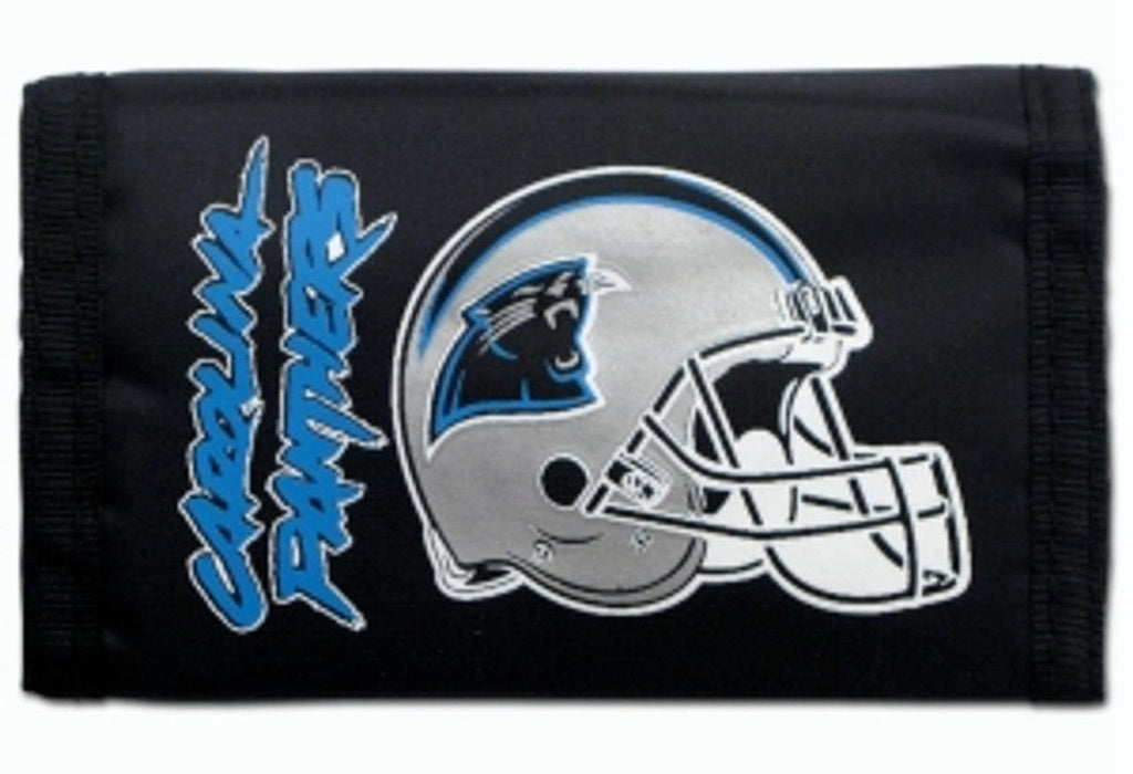 Wallet Nylon Trifold Carolina Panthers Wallet Nylon Trifold 024994994299