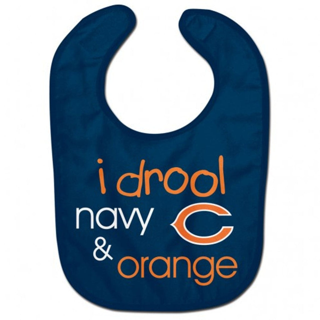 Baby Bib Chicago Bears Baby Bib All Pro Style I Drool Design 099606196156