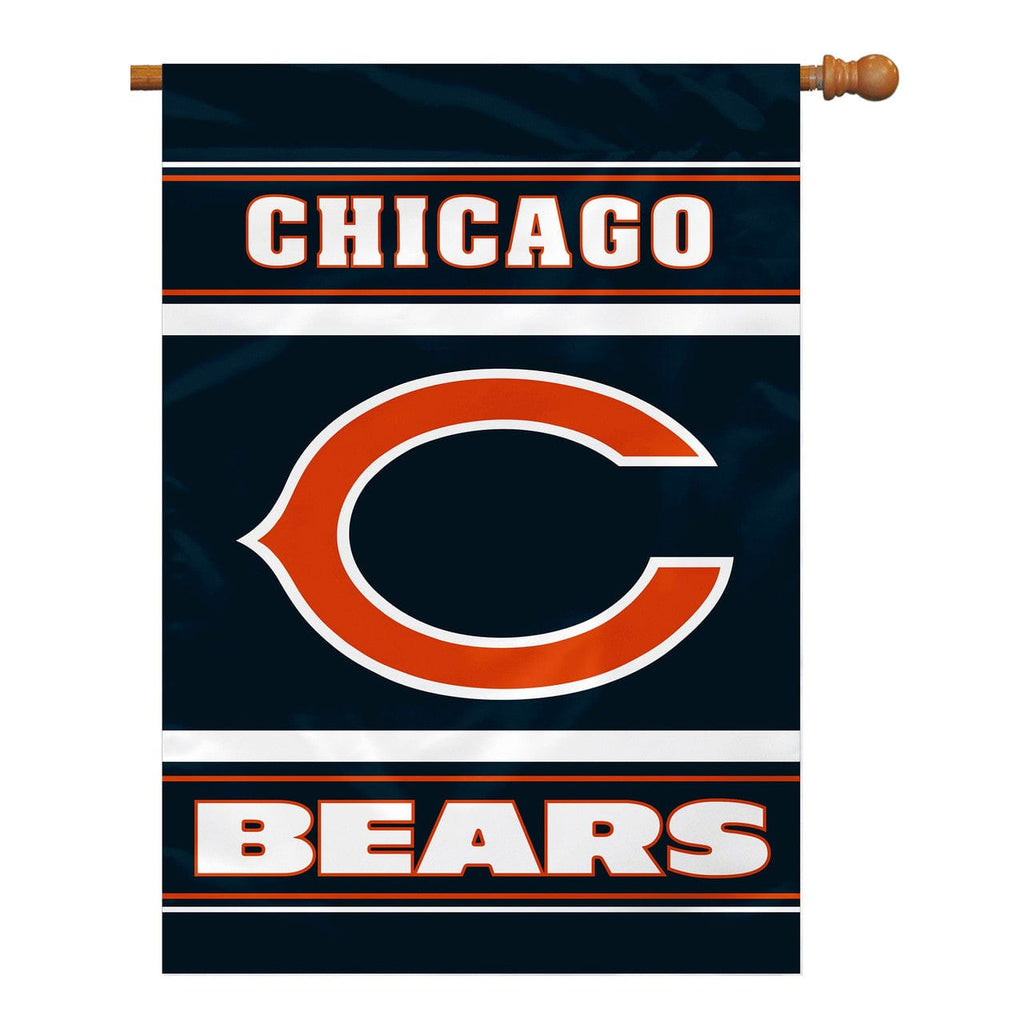 Pending Image Upload Chicago Bears Banner 28x40 House Flag Style 2 Sided CO 023245948012