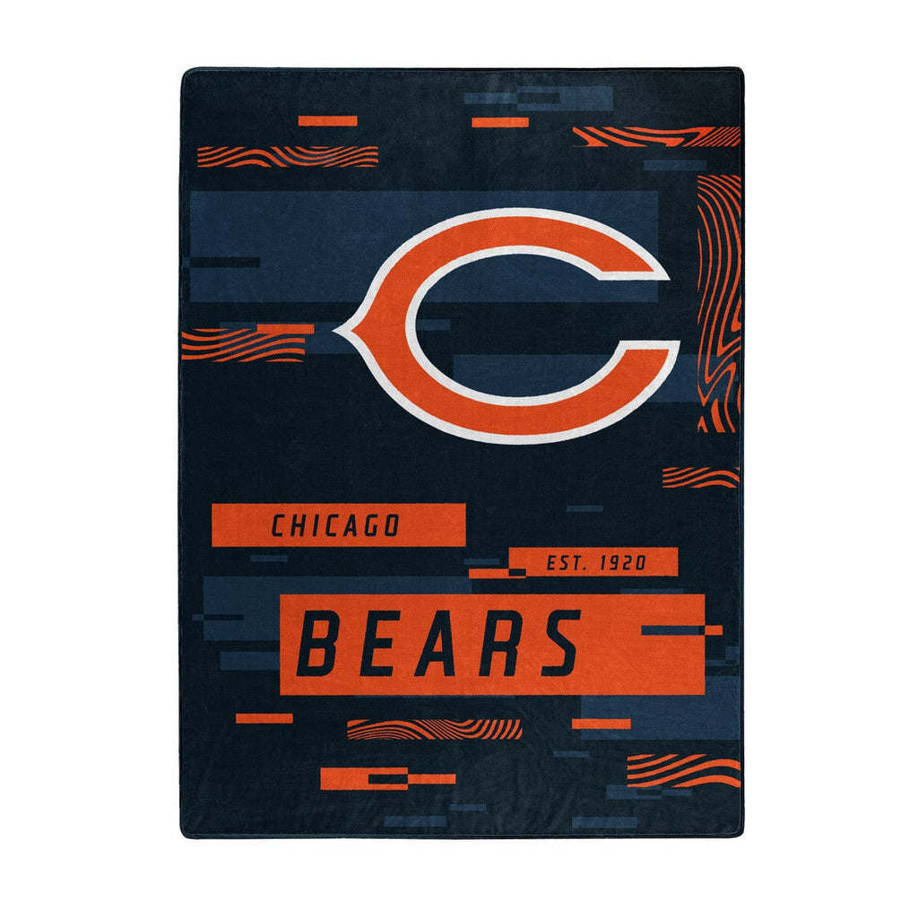 Blankets Chicago Bears Blanket 60x80 Raschel Digitize Design 190604333298