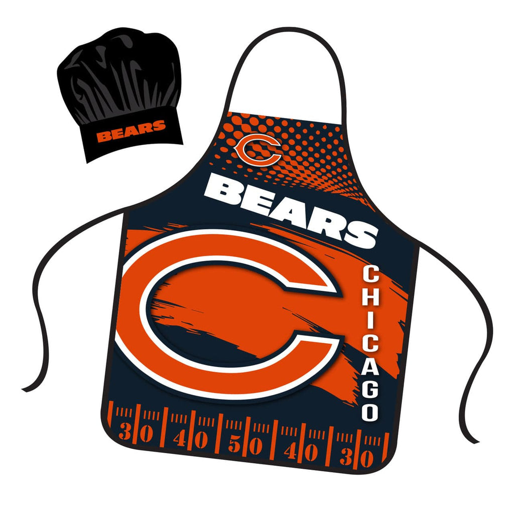 Chef Hat and Apron Sets Chicago Bears Chef Hat and Apron Set 194688000183